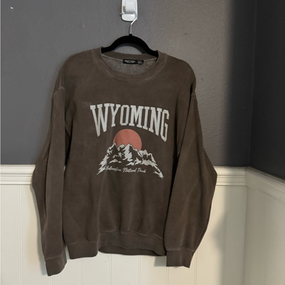 Nasty gal vintage inspired Wyoming sweatshirt